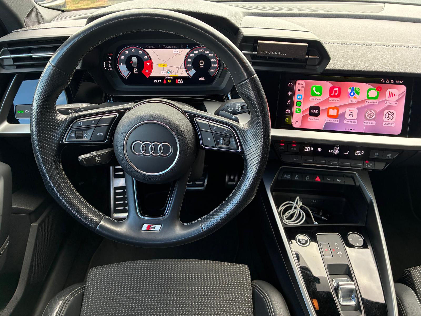 Audi A3 Sportback 35 TFSI 150ch Mild Hybrid S line S tronic 7 – GARANTIE 12 MOIS — photo 21