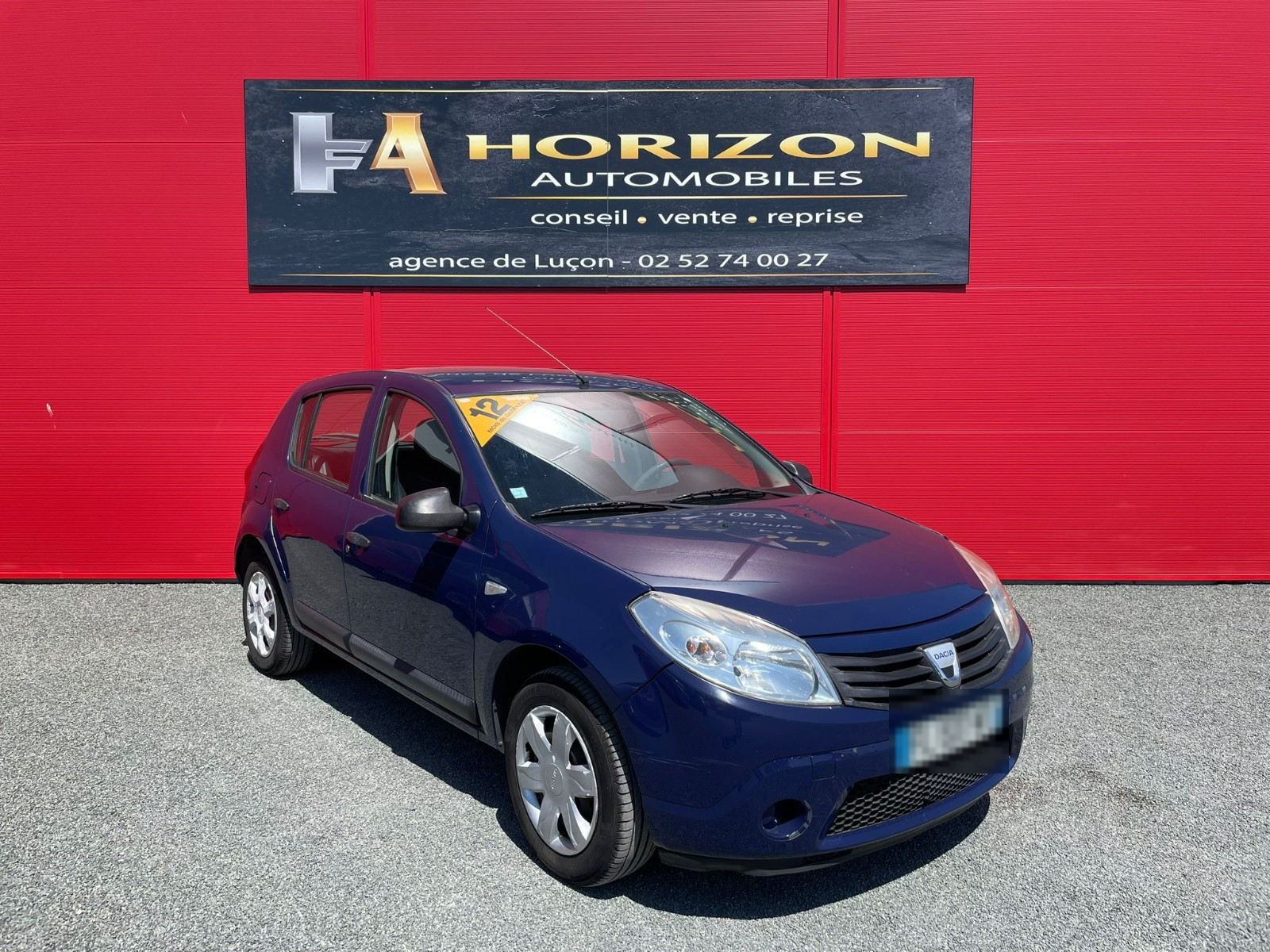 DACIA SANDERO Ambiance 1.4 MPI 75 CV – Pack clim – GARANTIE 12 MOIS